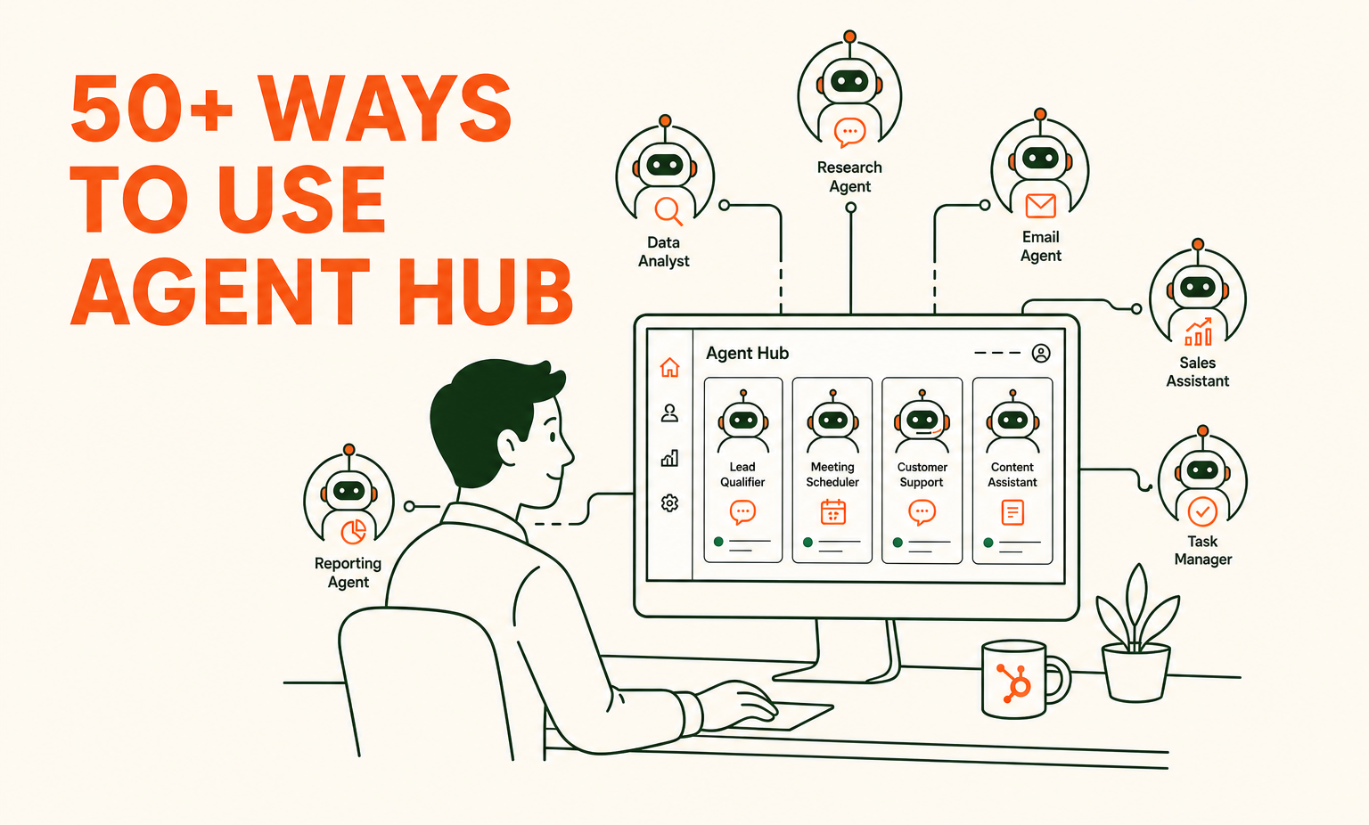 50 ways to use HubSpot Agent Hub, Agent Builder Guide 