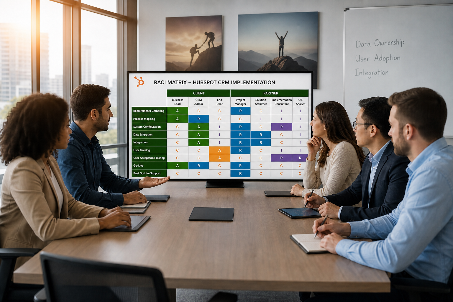 The HubSpot Implementation RACI: What the Client Owns vs. the Partner